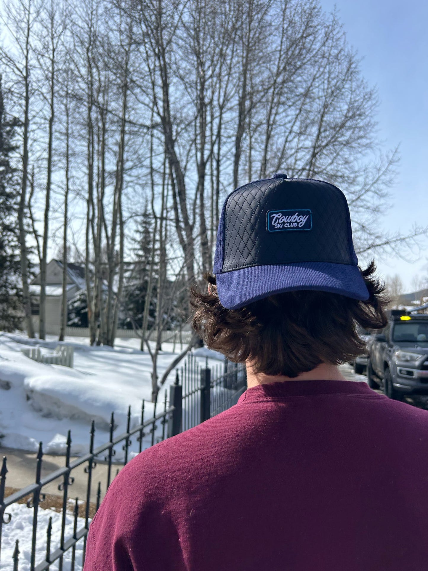 Quilted Rider Corduroy Hat
