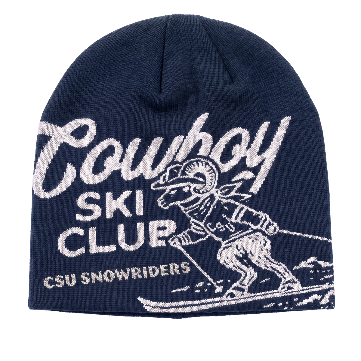 CSU Snowriders Fleece Lined Toque - Navy