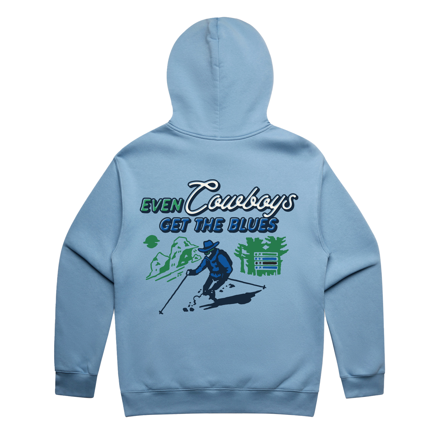 Cowboy Blues Oversized Hoodie