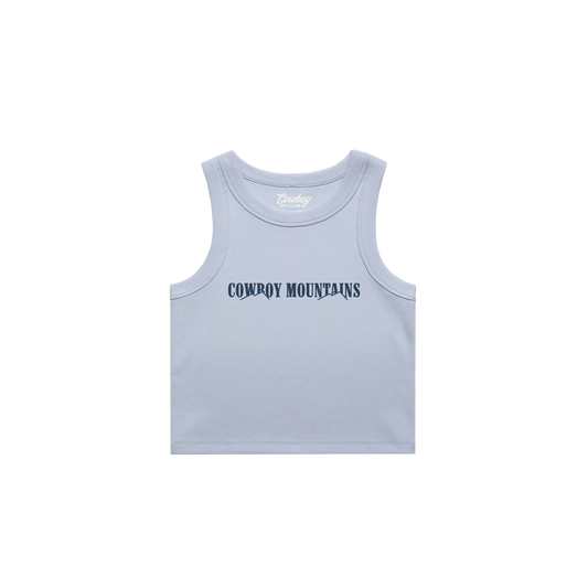 Cowboy Mountains Ribbed Tank
