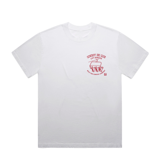 Lift Service Oversized Cropped Tee