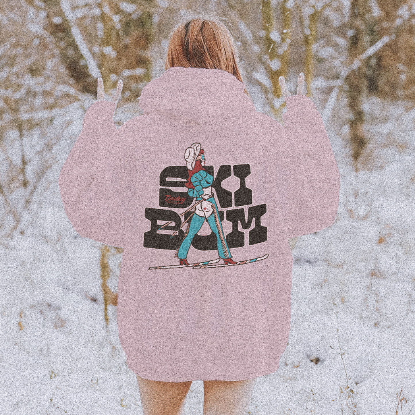 Ski Bum Premium Fleece Hoodie