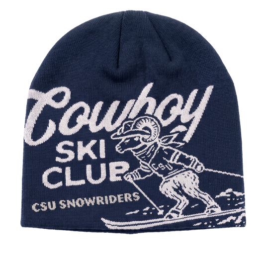 CSU Snowriders Fleece Lined Toque - Navy