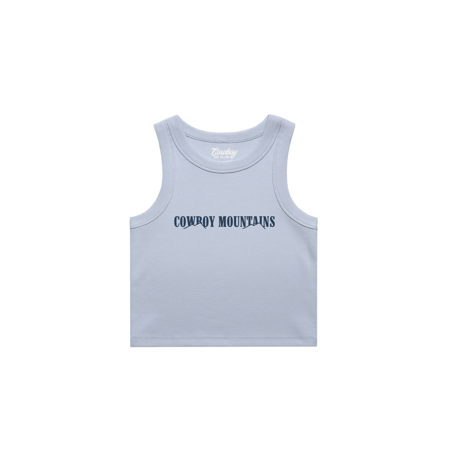 Cowboy Mountains Ribbed Tank