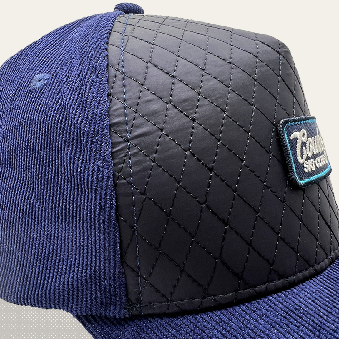 Quilted Rider Corduroy Hat