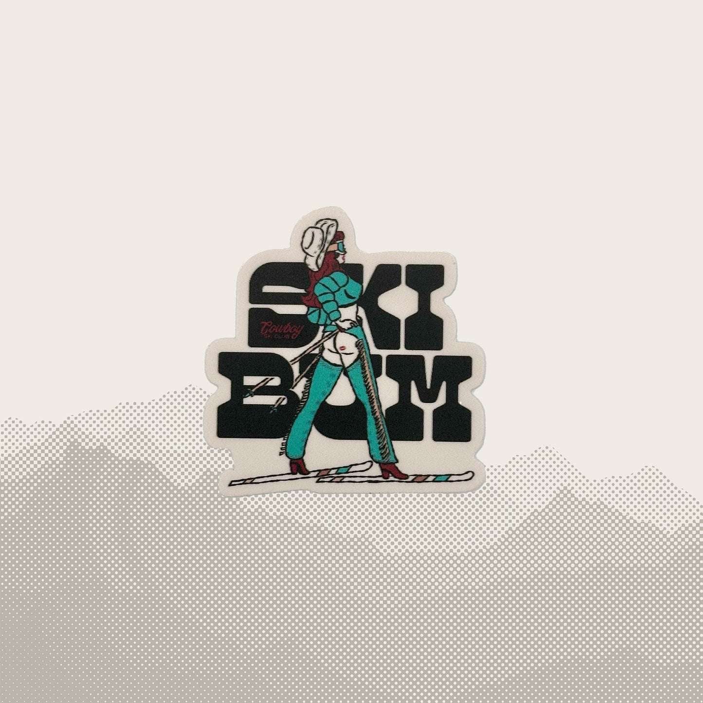 Ski Bum Sticker